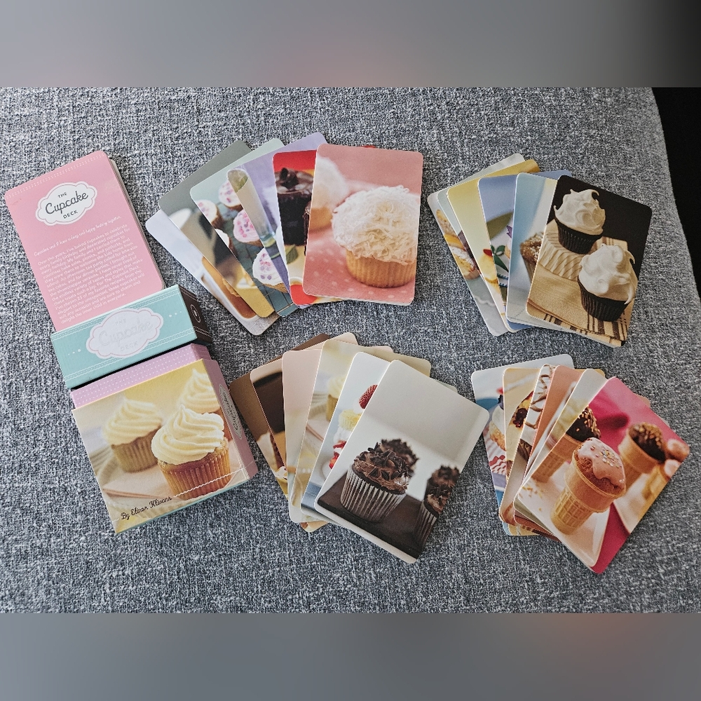 Cupcake Recipe Cards Set